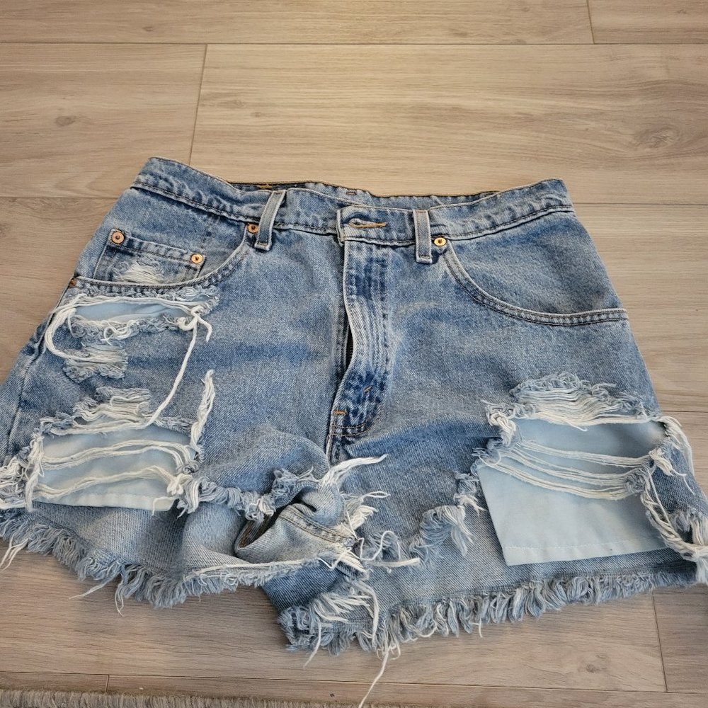 Levi custom made Jean shorts